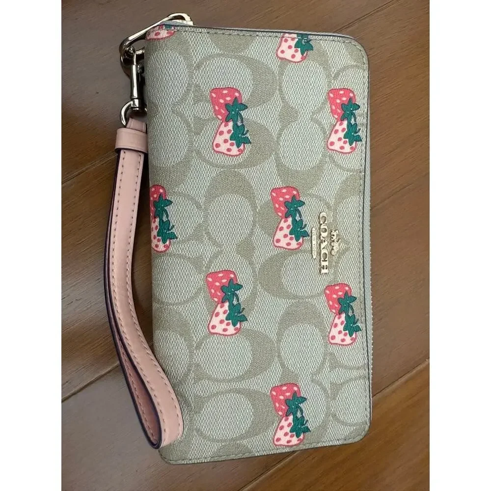 Coach Strawberry Pink Fruit Wallet